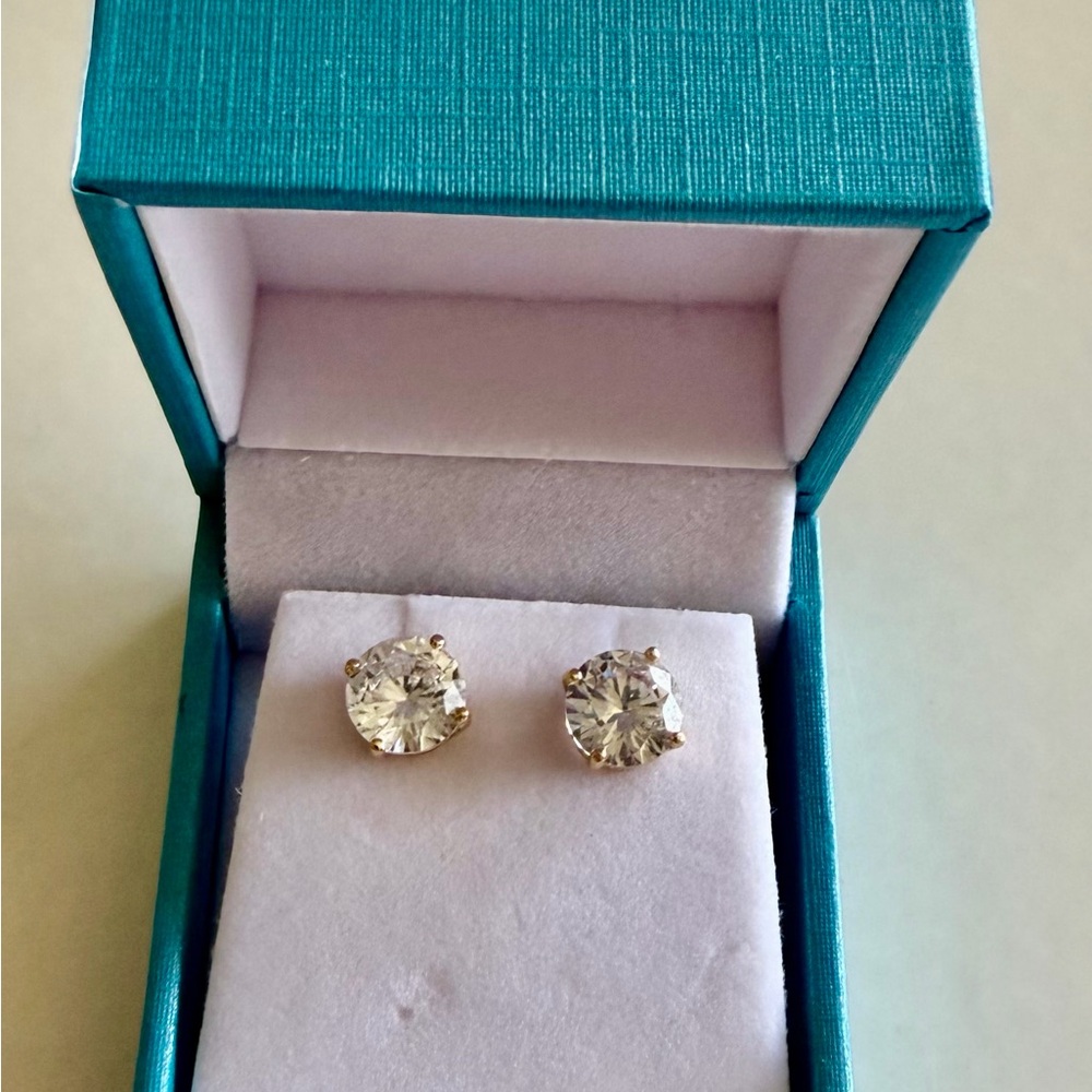 Classic Gold and Silver Stud Earrings